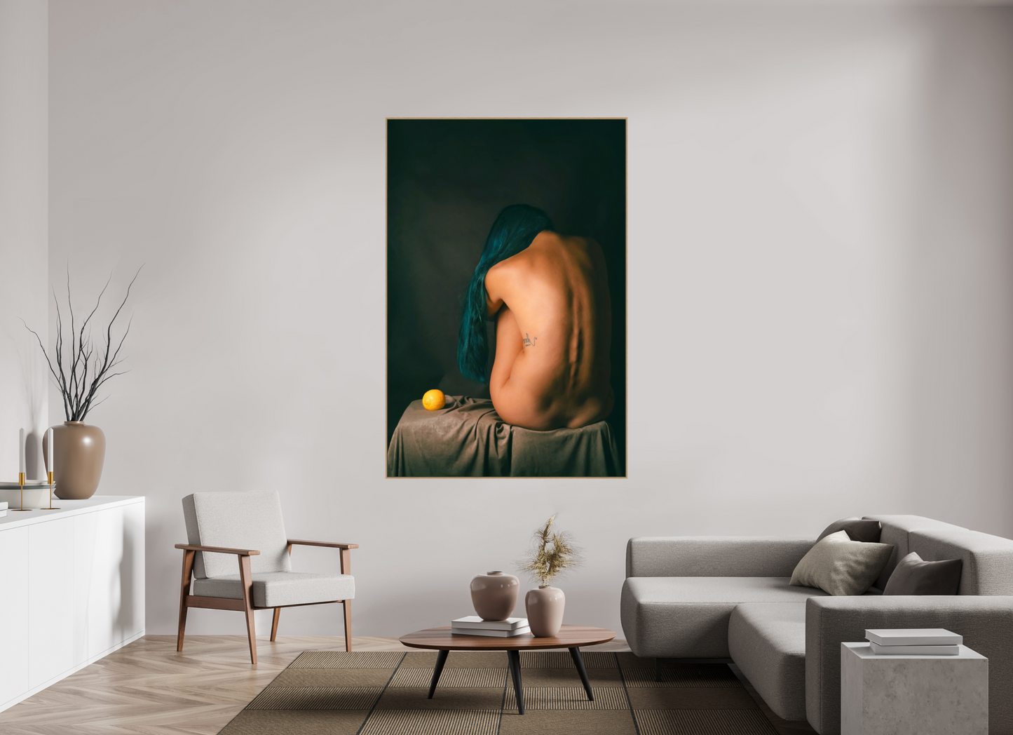 Femme au citron