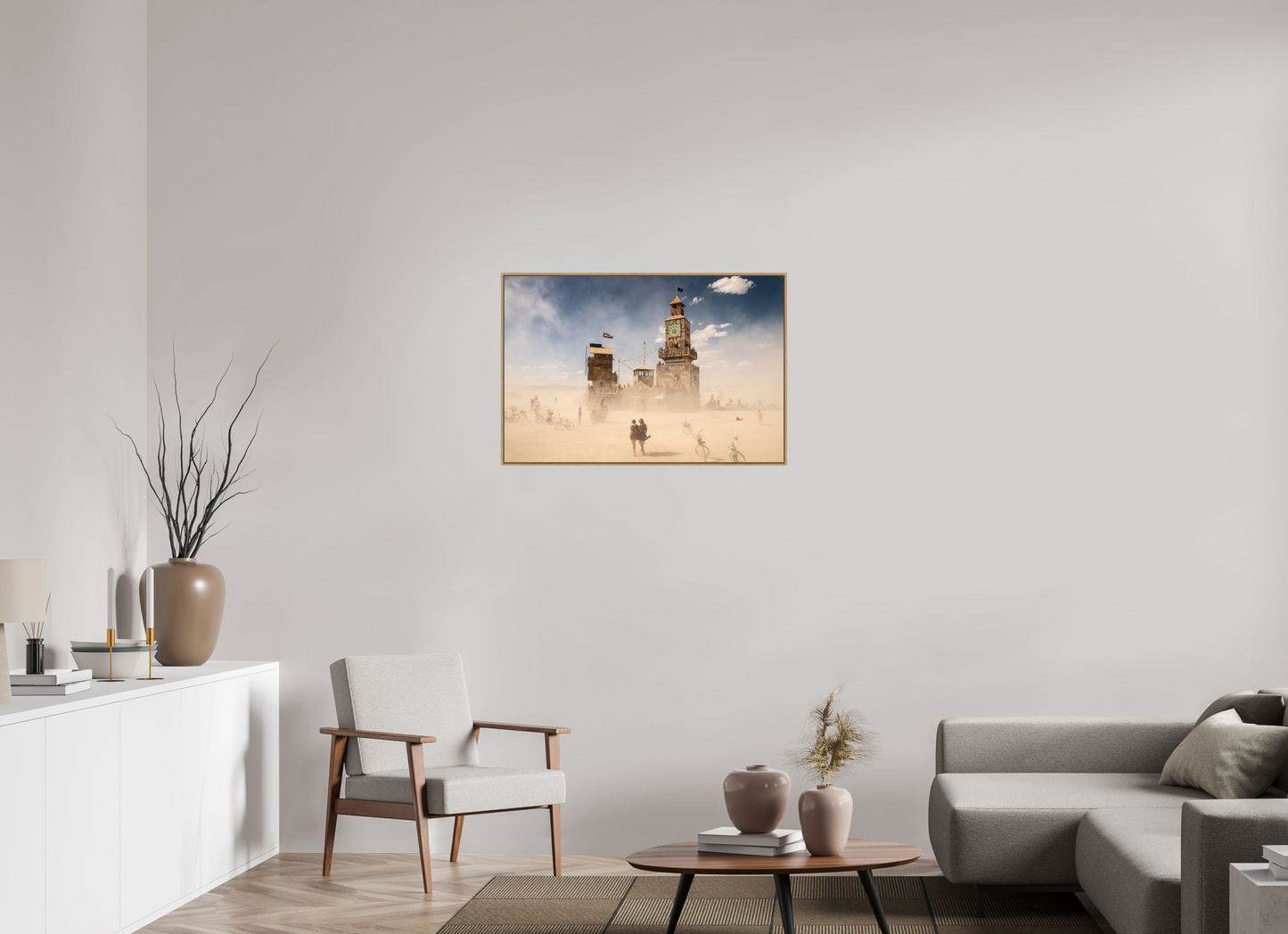 90 x 60 cm, Caisse Bois 6 mm Burning Man