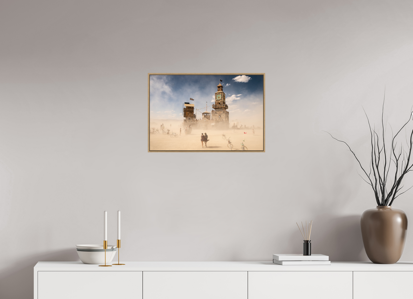 60 x 40 cm, Caisse Bois 6 mm Burning Man