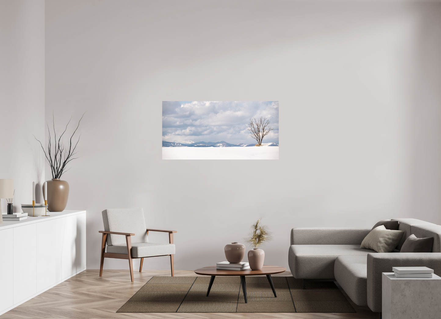 139,3 x 70 cm, Photo Print On Fuji Crystal DP II L'arbre 2