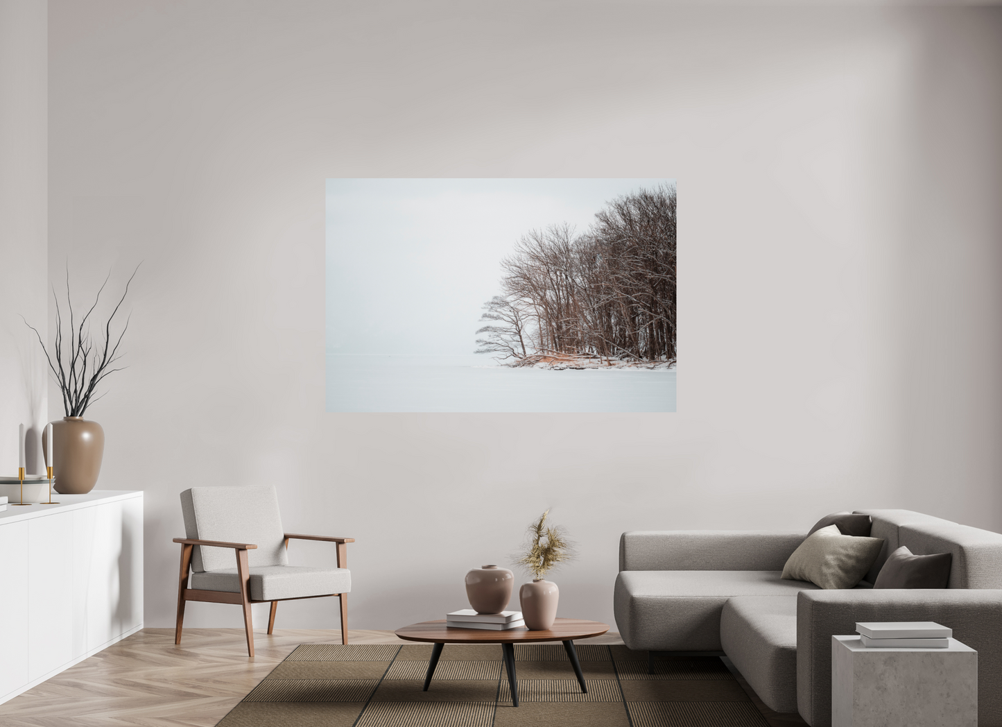 180 x 120 cm, Photo Print On Fuji Crystal DP II Ambiance à Hokkaido