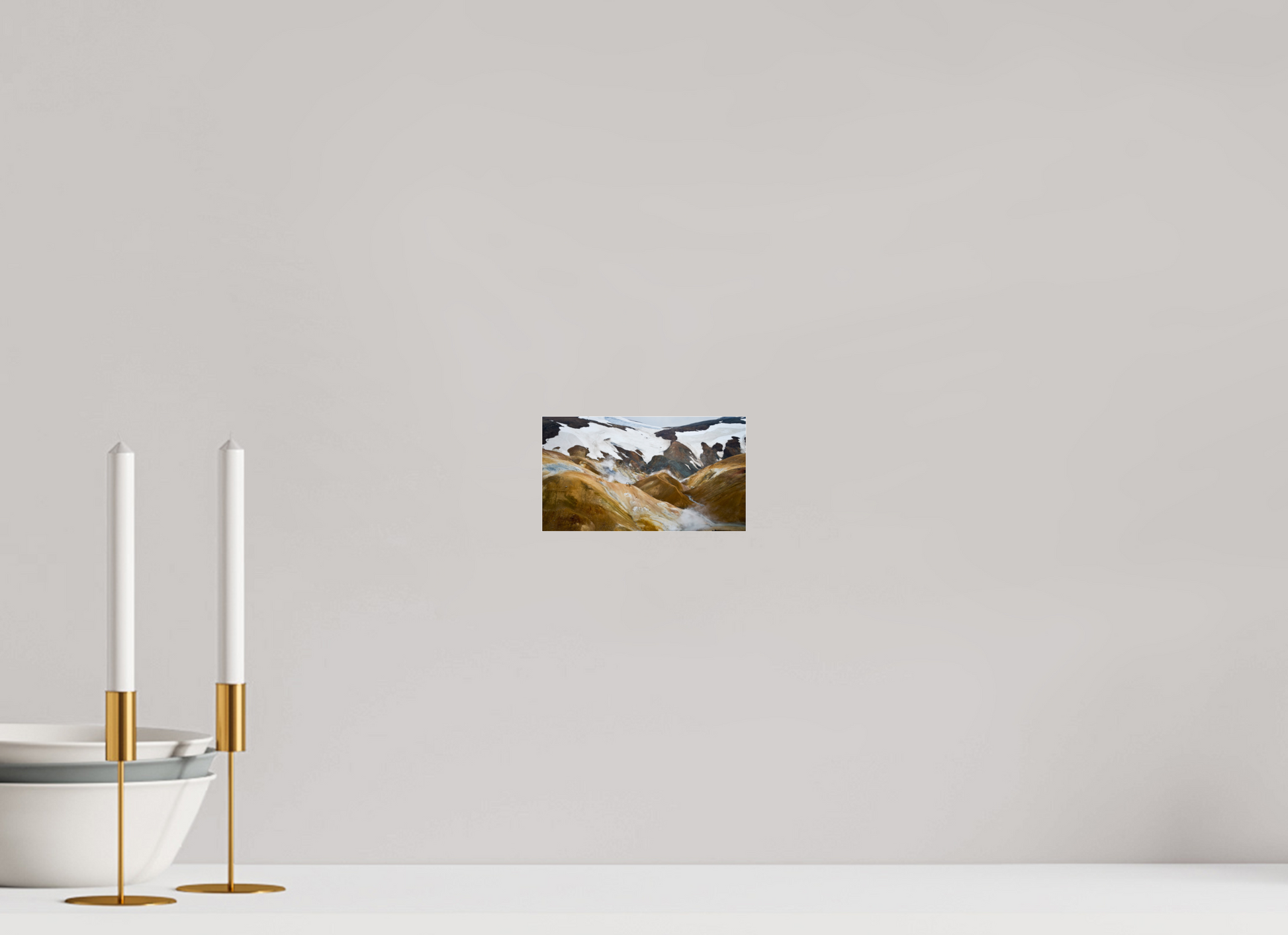 16 x 9 cm, Photo Print Under Acrylic Glass Landmannalaugar