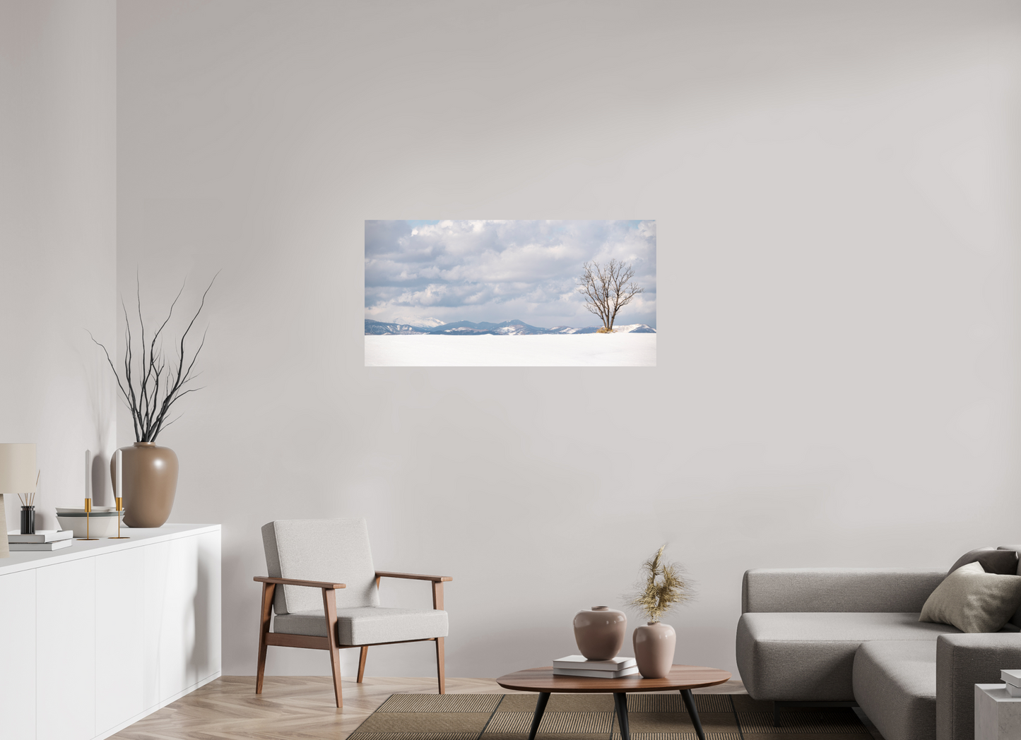 119,4 x 60 cm, Photo Print On Fuji Crystal DP II L'arbre 2