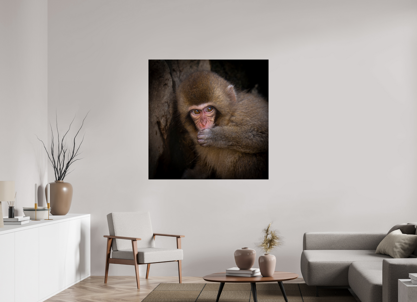 120 x 120 cm, Photo Print Under Acrylic Glass Oups!  au Japon