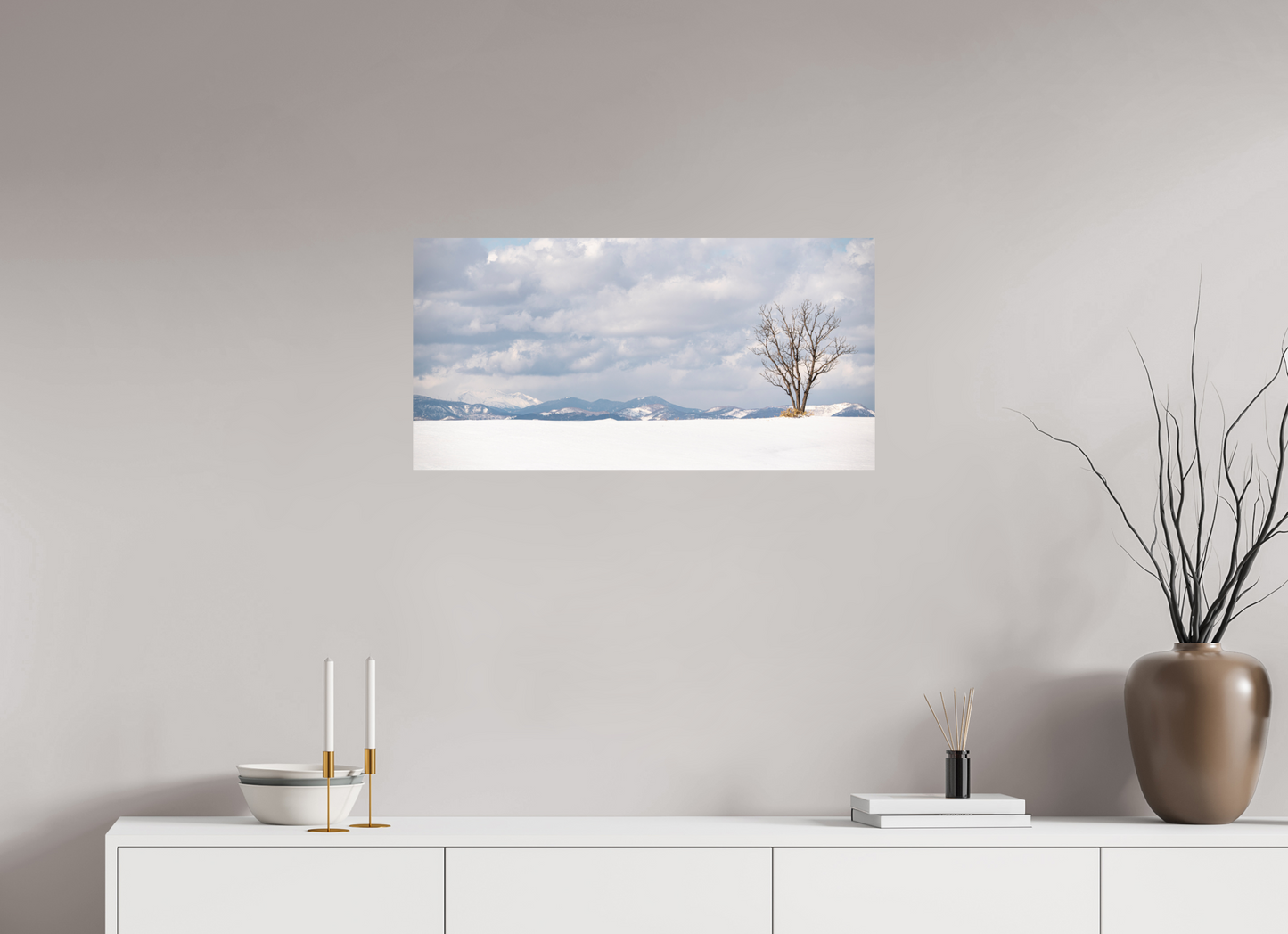 79,6 x 40 cm, Photo Print On Fuji Crystal DP II L'arbre 2