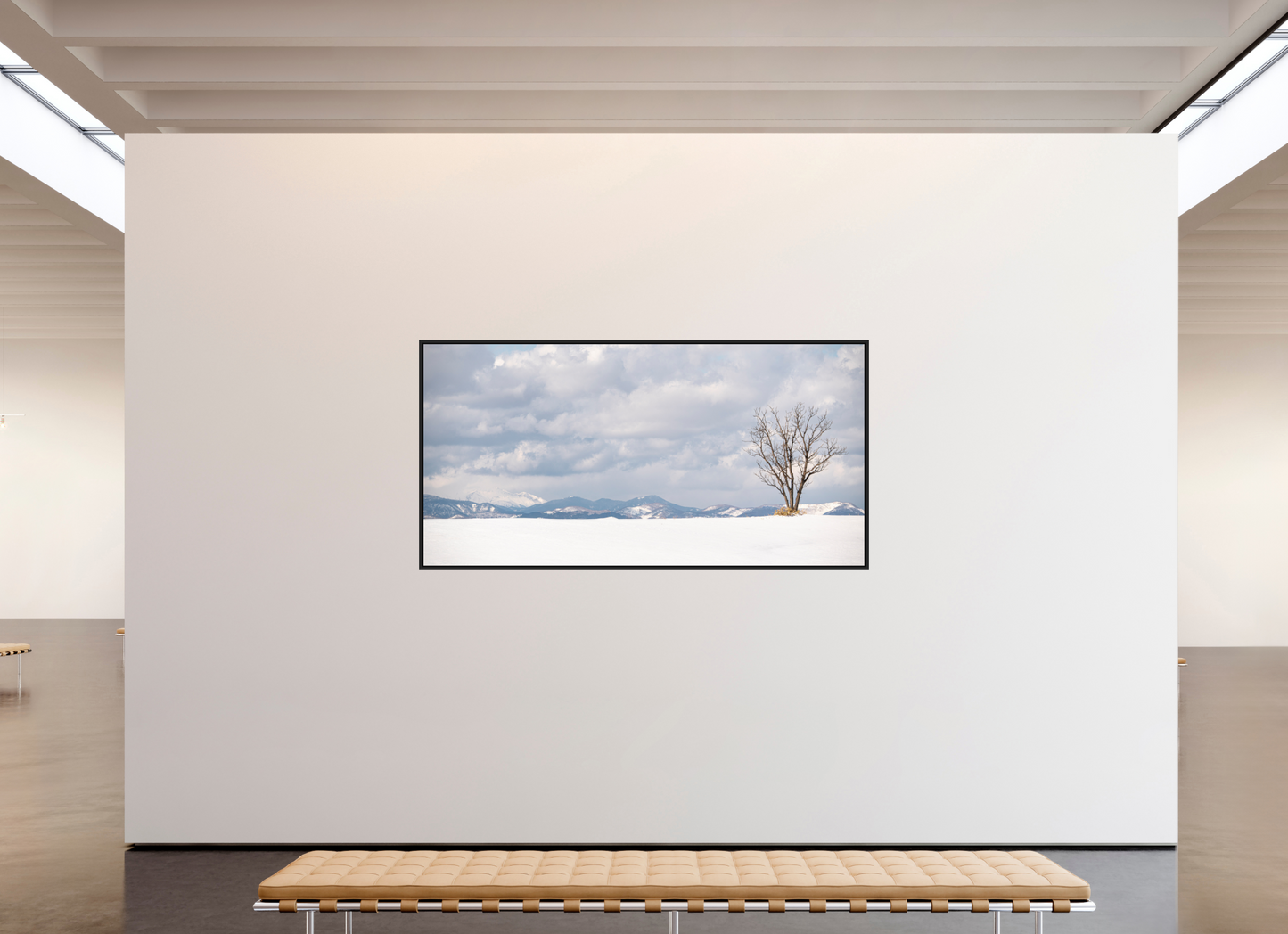 218,9 x 110 cm, Caisse noir mat 15 mm L'arbre 2