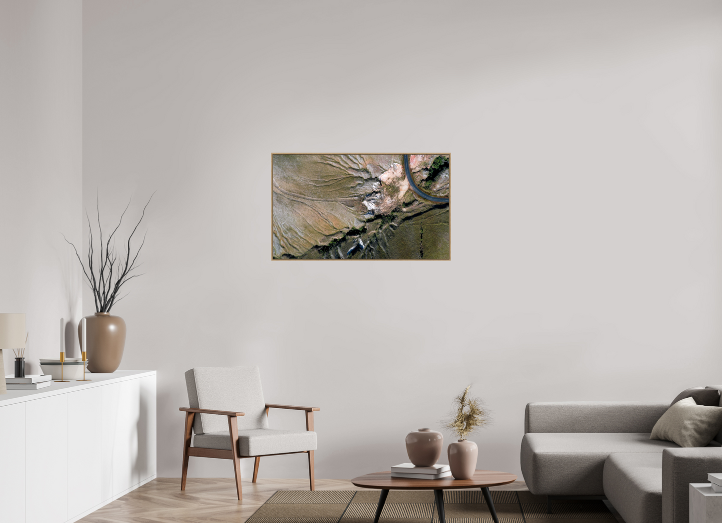 101 x 60 cm, Caisse Bois 6 mm La route