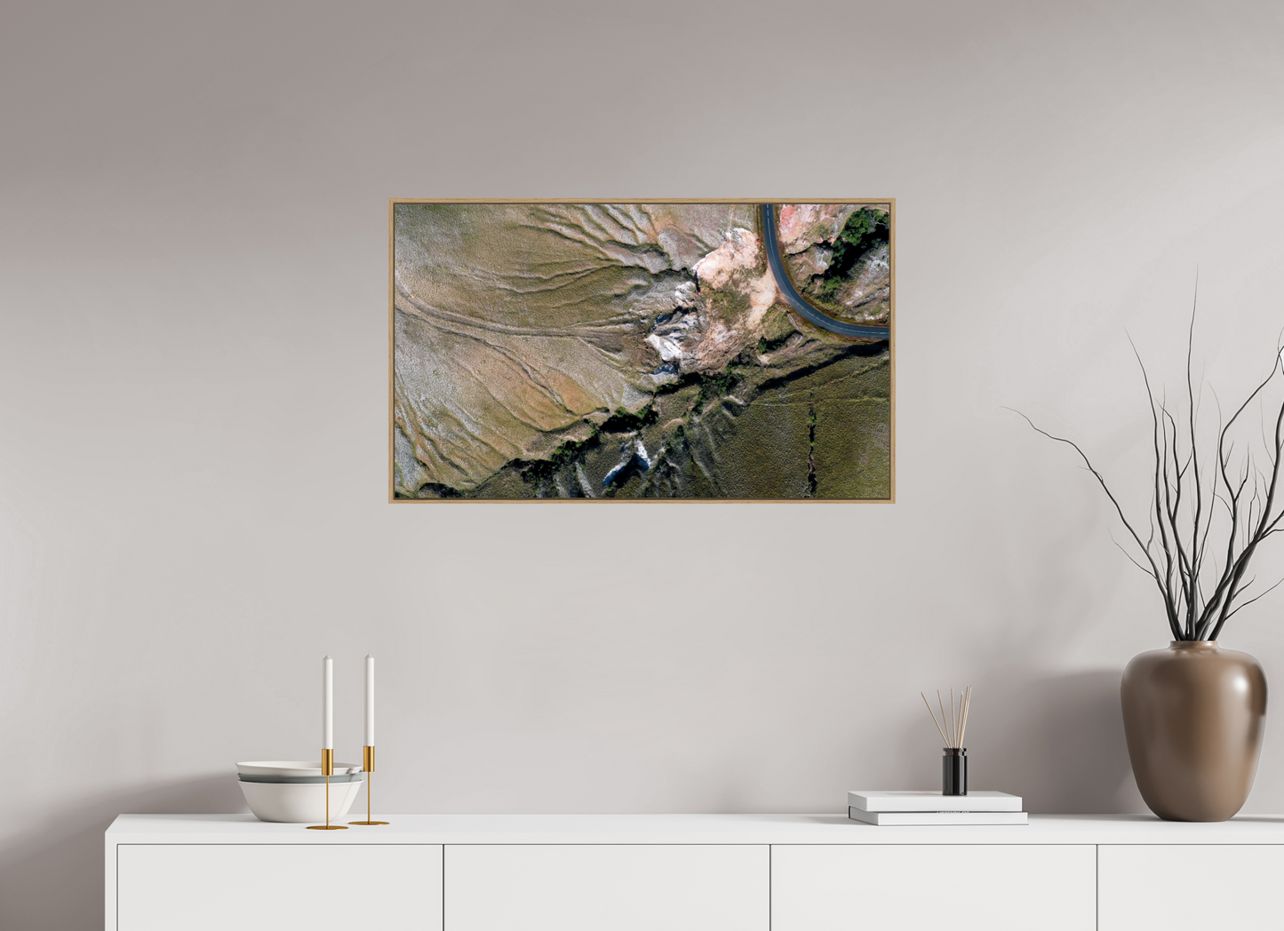 84,2 x 50 cm, Caisse Bois 6 mm La route