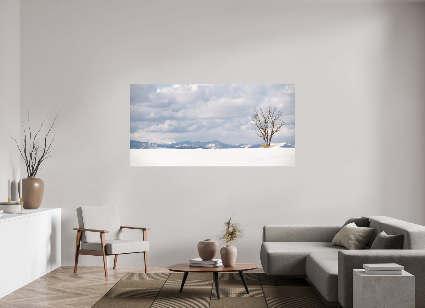 199 x 100 cm, Photo Print On Fuji Crystal DP II L'arbre 2