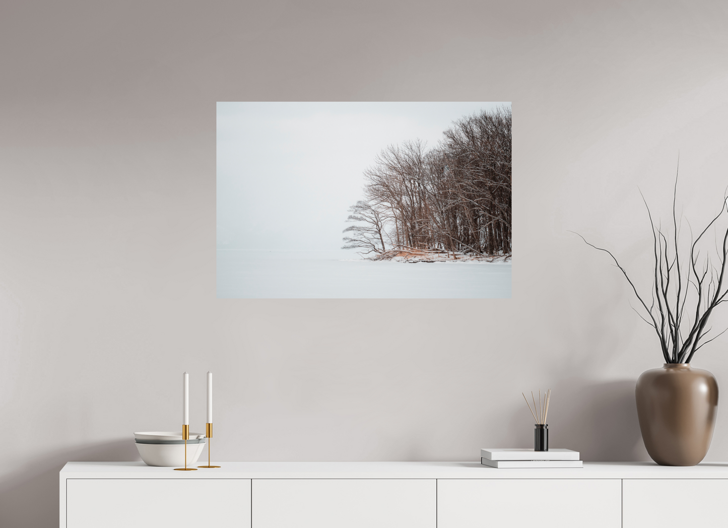 90 x 60 cm, Photo Print On Fuji Crystal DP II Ambiance à Hokkaido