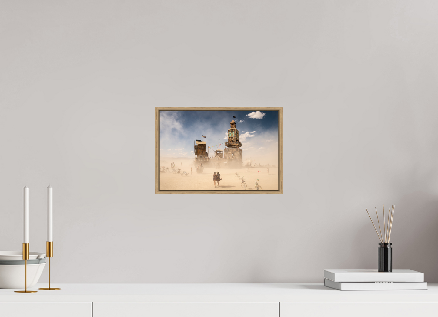 30 x 20 cm, Caisse Bois 6 mm Burning Man