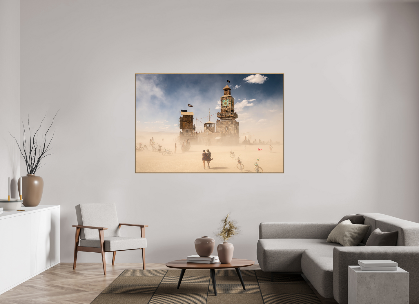 180 x 120 cm, Caisse Bois 6 mm Burning Man