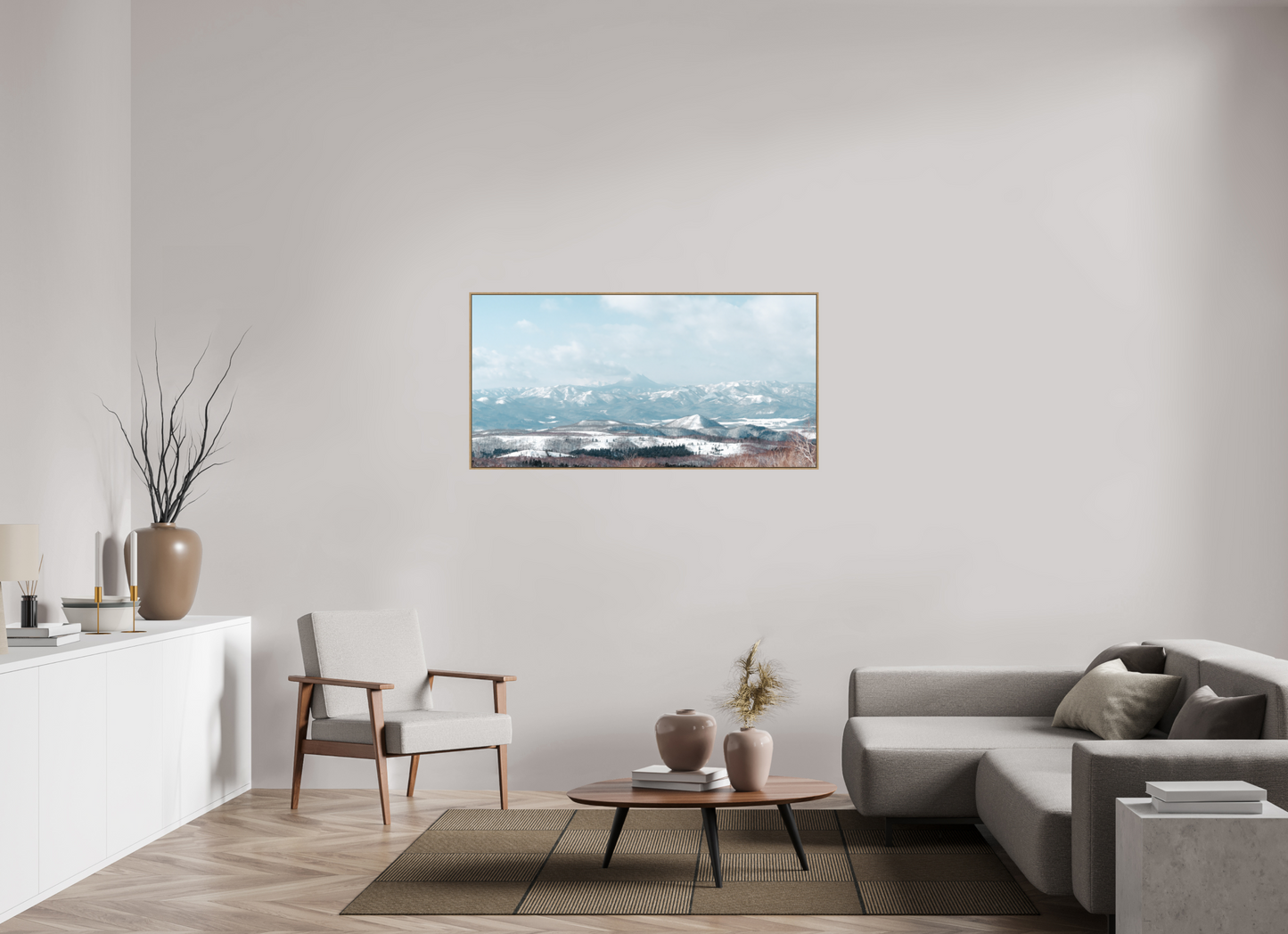 140 x 70 cm, Caisse Bois 6 mm Volcan à Hokkaido