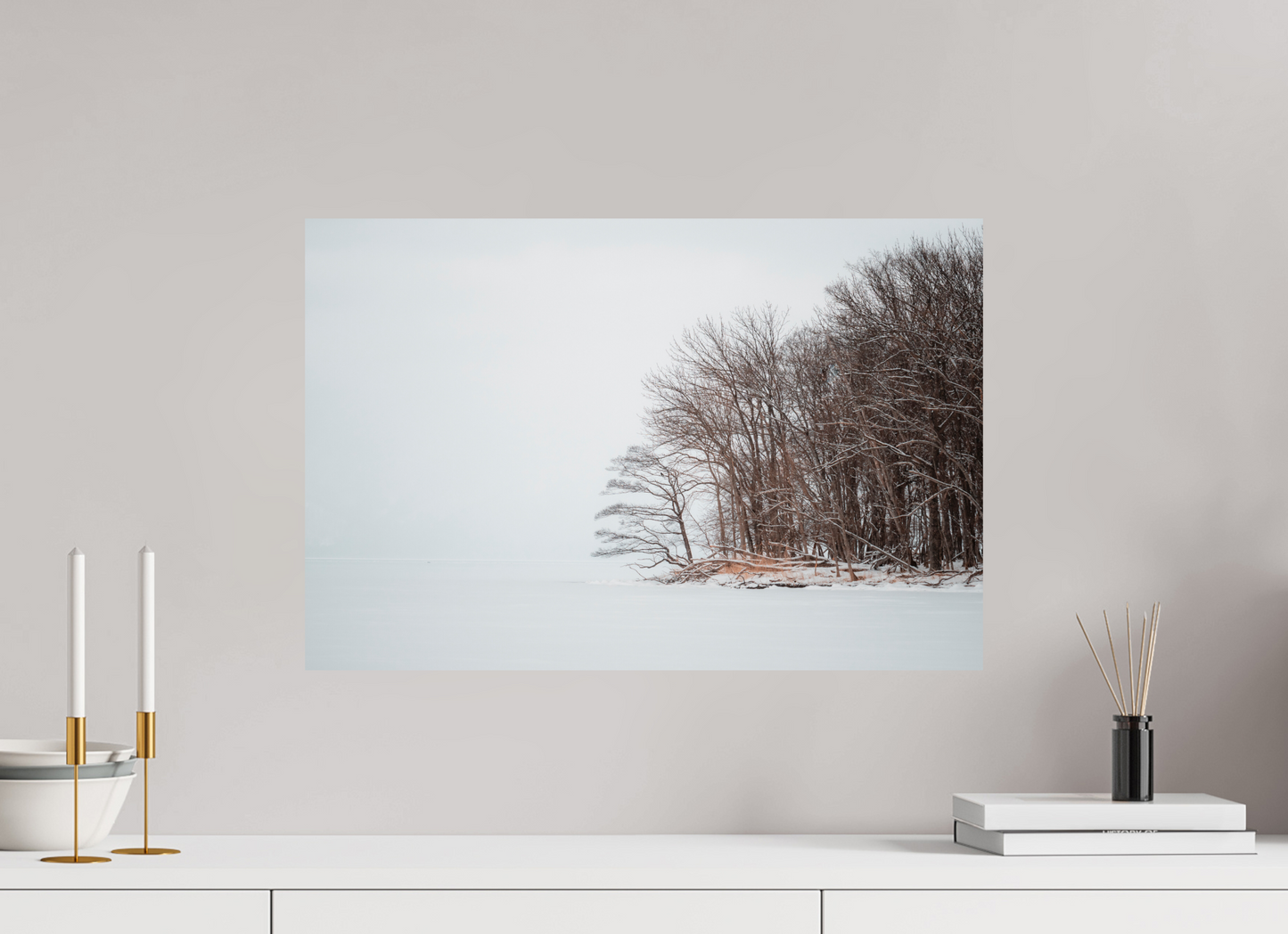 60 x 40 cm, Photo Print On Fuji Crystal DP II Ambiance à Hokkaido