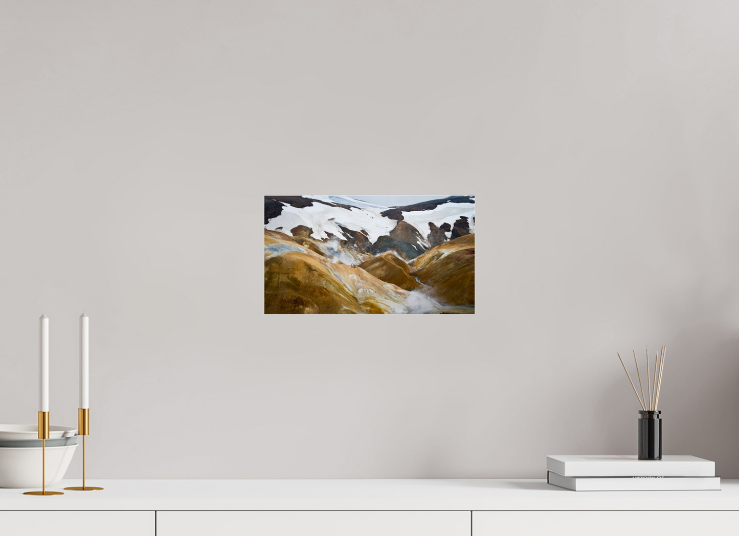 32 x 18 cm, Photo Print Under Acrylic Glass Landmannalaugar