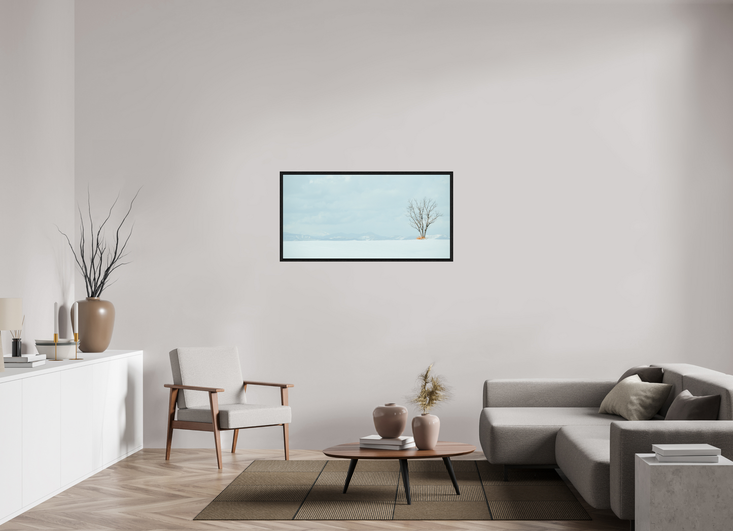 119,4 x 60 cm, Floater Frame l'arbre