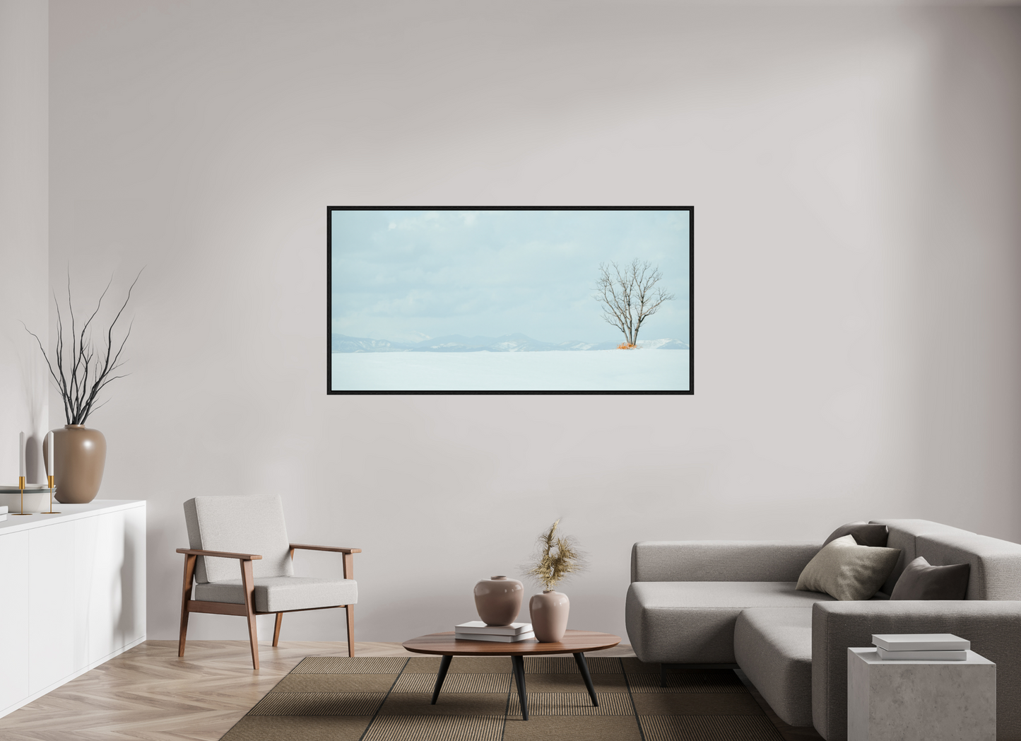 179,1 x 90 cm, Floater Frame l'arbre