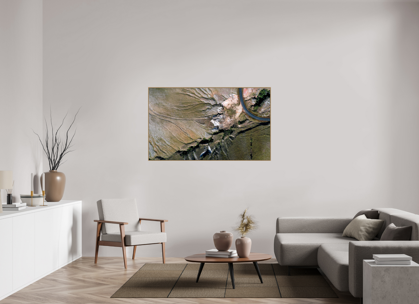 151,5 x 90 cm, Caisse Bois 6 mm La route