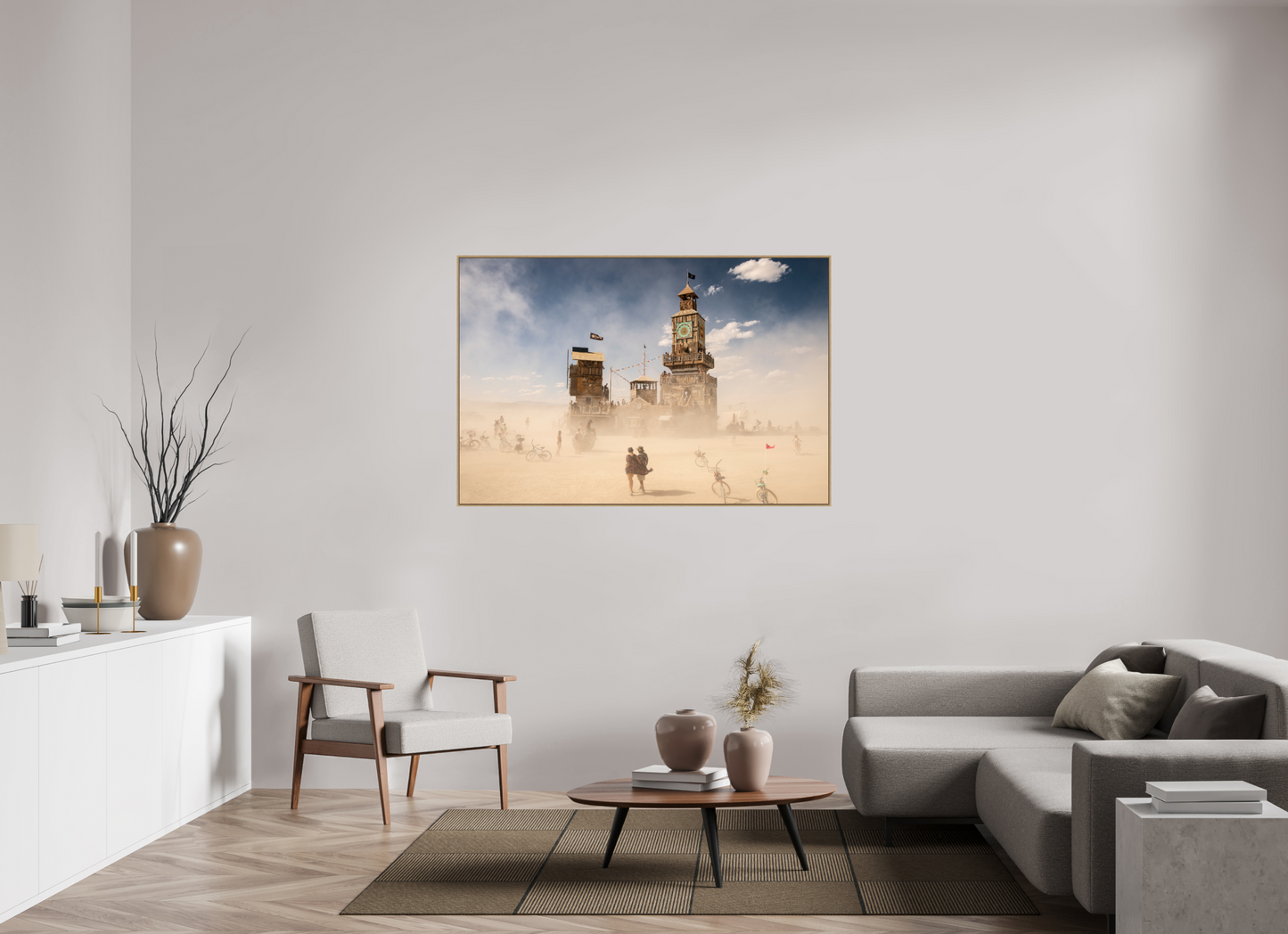 150 x 100 cm, Caisse Bois 6 mm Burning Man