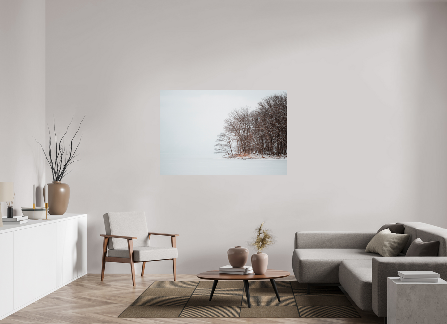 150 x 100 cm, Photo Print On Fuji Crystal DP II Ambiance à Hokkaido