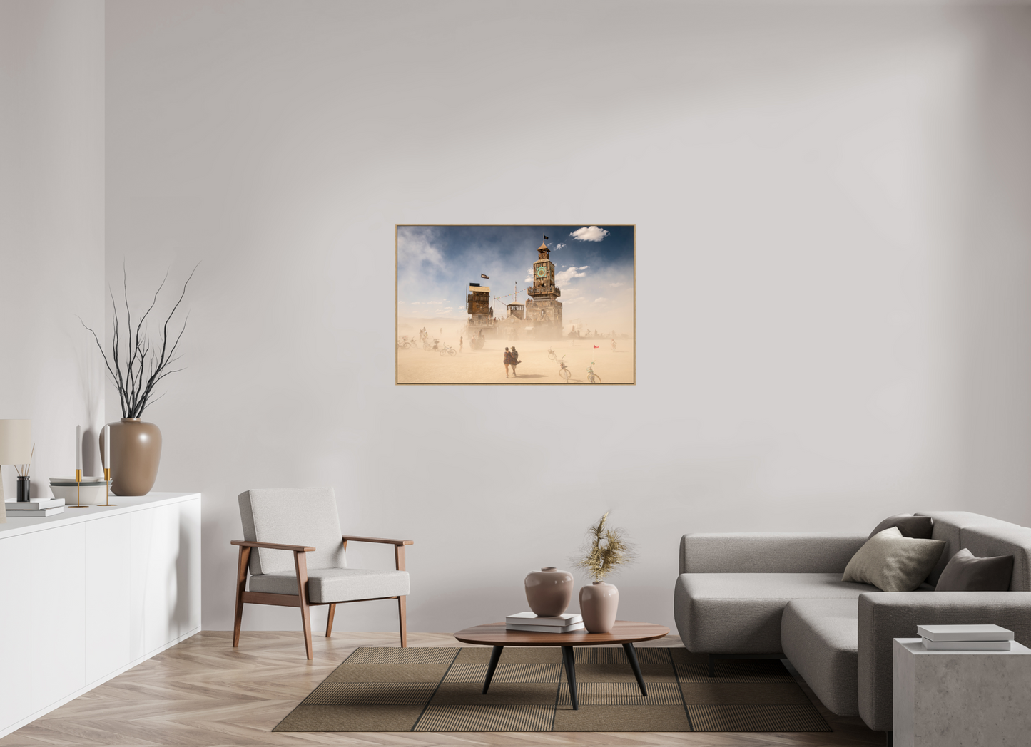 120 x 80 cm, Caisse Bois 6 mm Burning Man