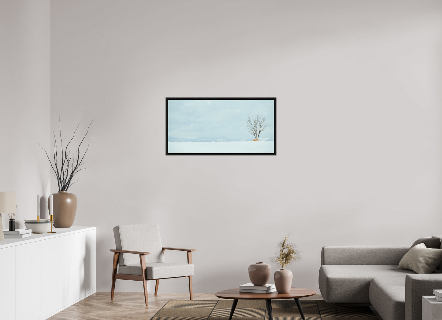 99,5 x 50 cm, Floater Frame l'arbre