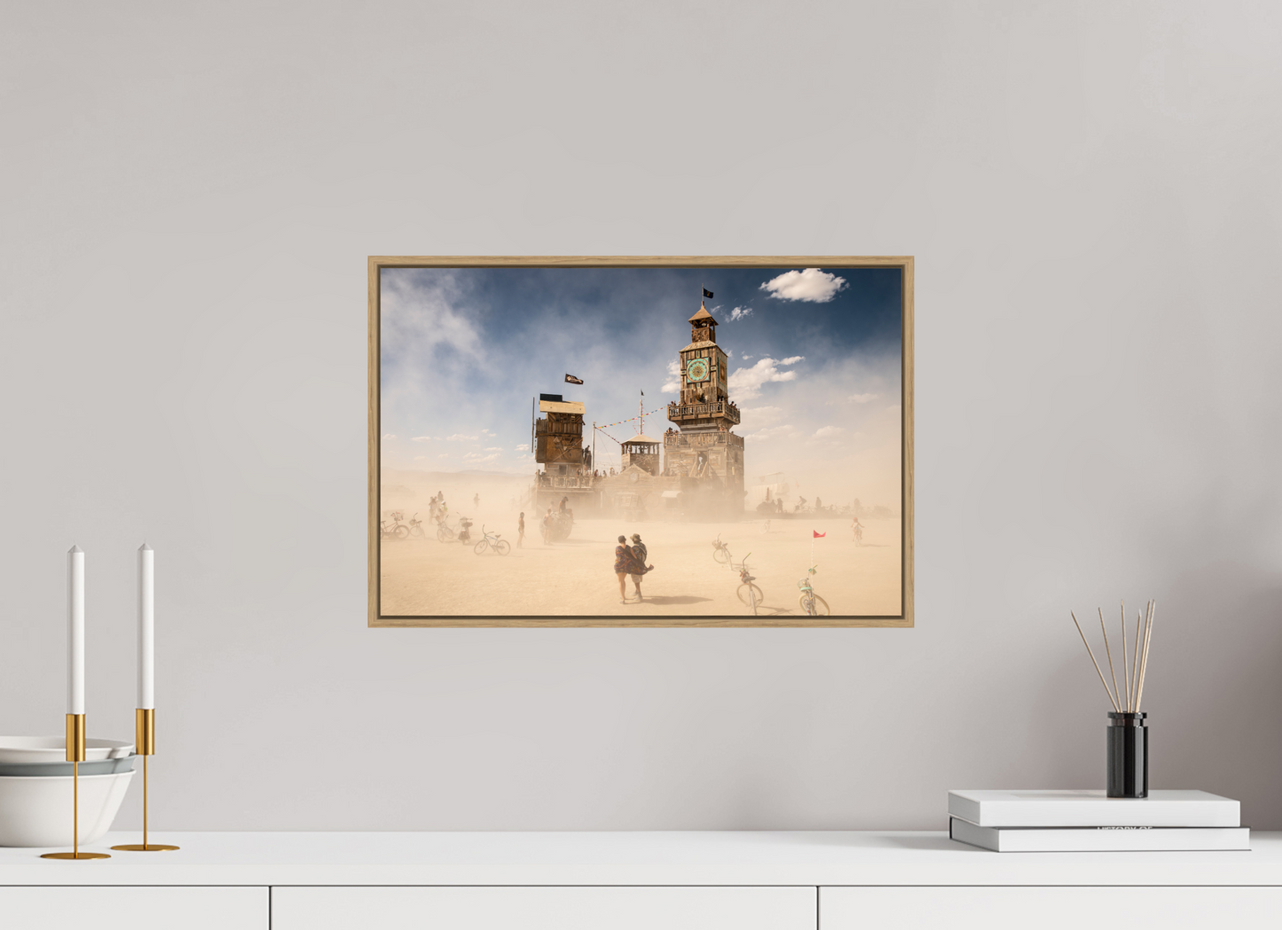 45 x 30 cm, Caisse Bois 6 mm Burning Man