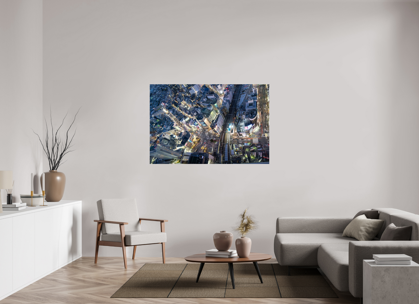 150 x 100 cm, Photo Print Under Acrylic Glass Shibuya