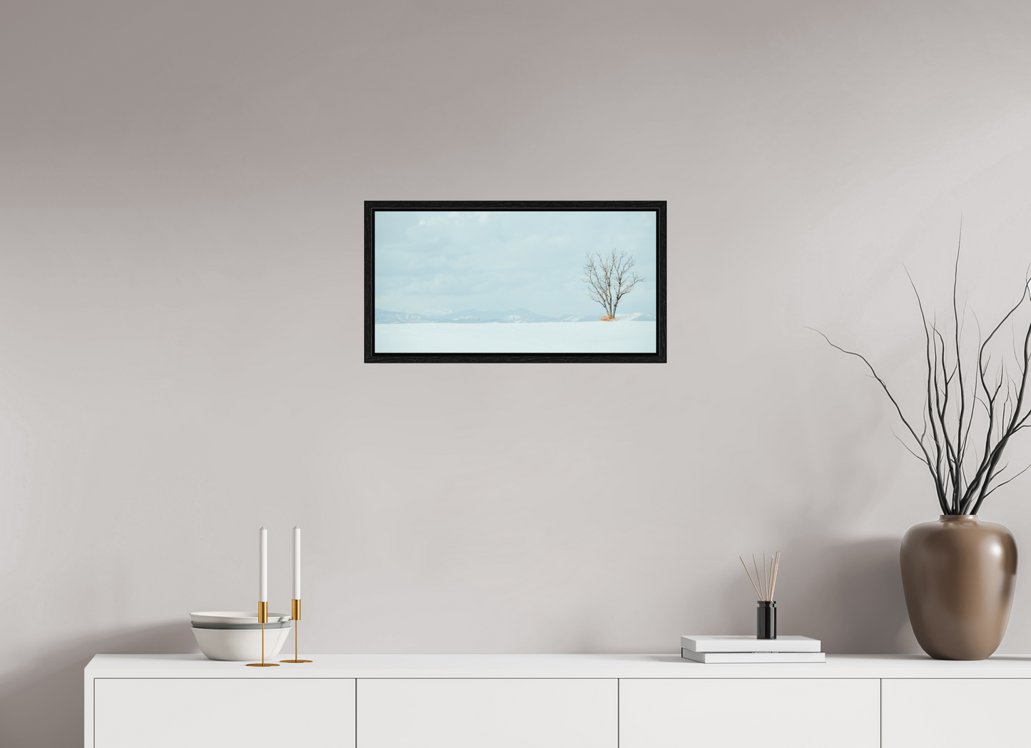 59,7 x 30 cm, Floater Frame l'arbre