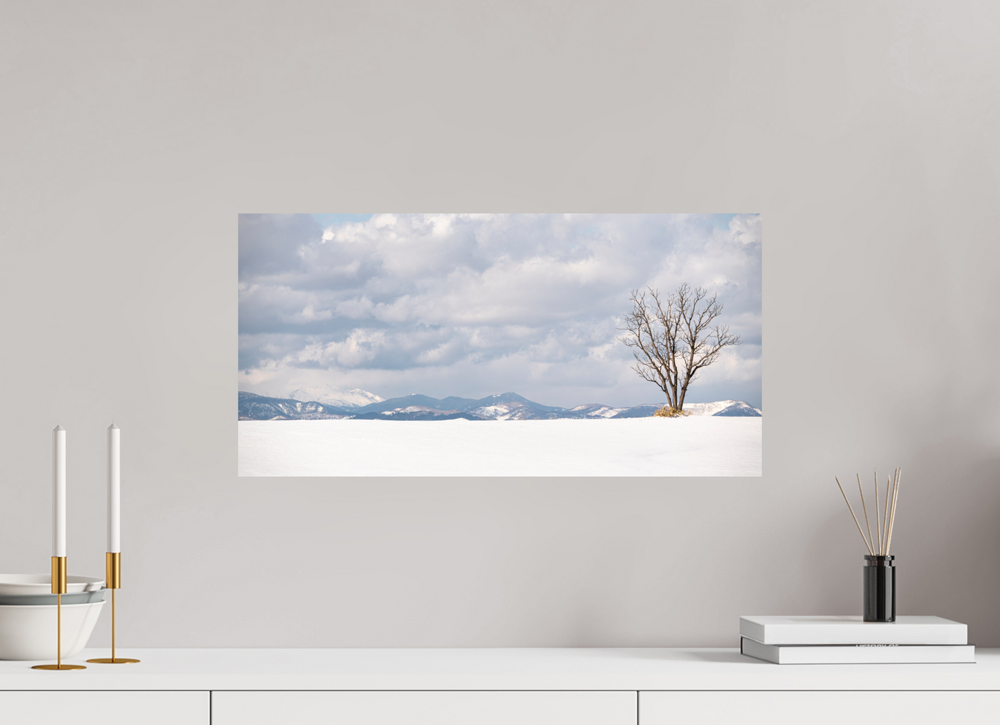 59,7 x 30 cm, Photo Print On Fuji Crystal DP II L'arbre 2