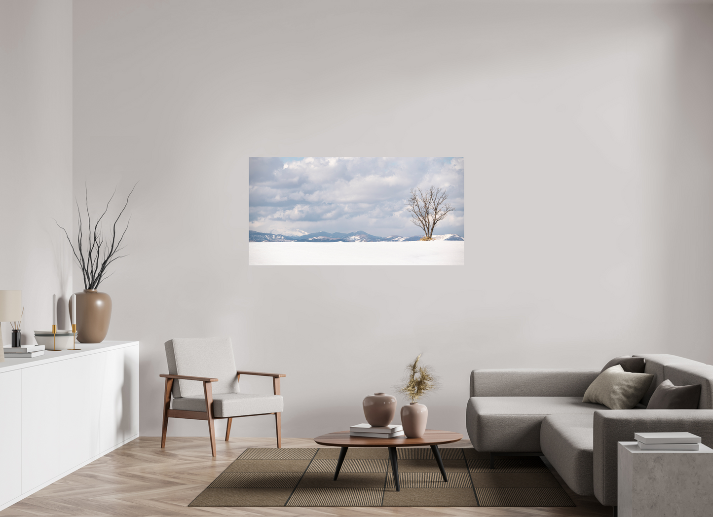 159,2 x 80 cm, Photo Print On Fuji Crystal DP II L'arbre 2